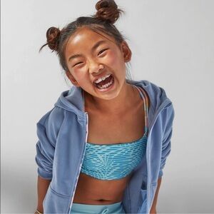 Athleta Girl Reversible Sunset Oasis Bikini and Top Size XL /14